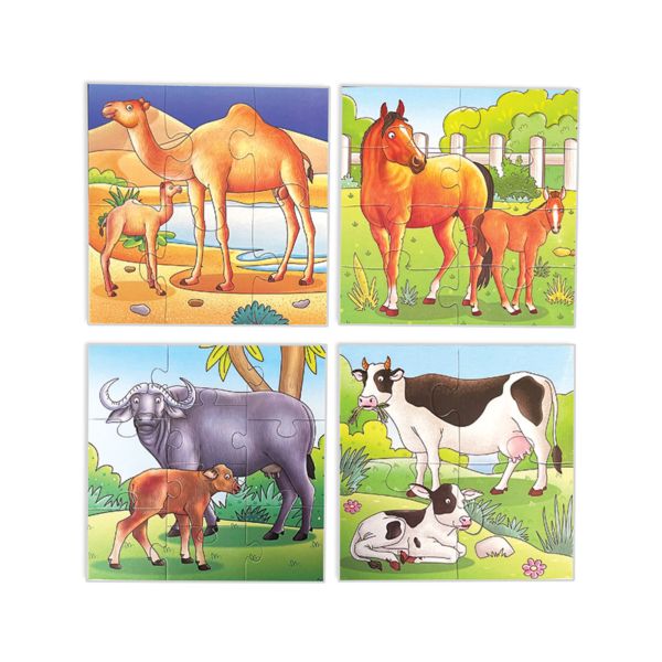 Creative's- My First Puzzles (Animals And Their Babies)