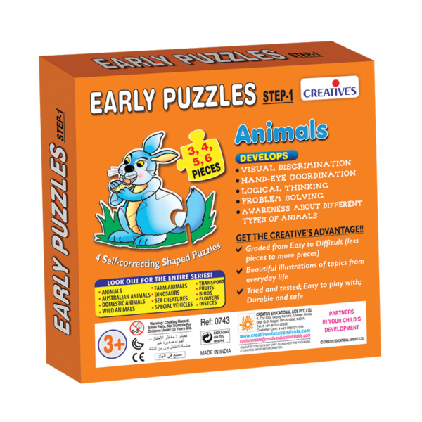 Creative's- Early Puzzles (Animals)