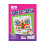 Creative's- Cross Stitch Butterfly Crafts Kit (Multi-Color)