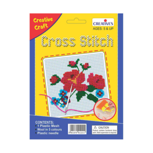 Creative's- Cross Stitch Butterfly Crafts Kit (Multi-Color)