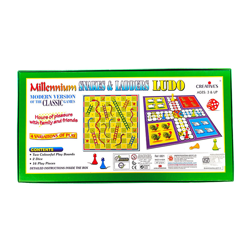 Snakes & Ladders Game, for Kids Ages 3 and up 