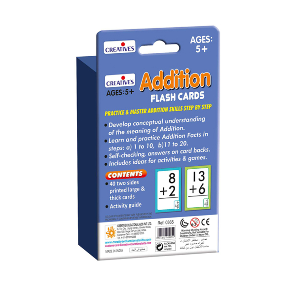 Creative's- Addition Flash Cards
