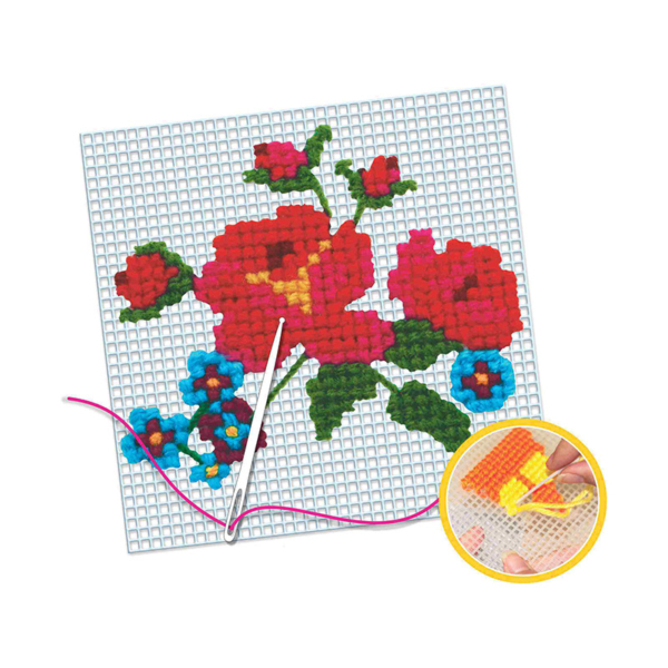 Creative's- Cross Stitch Butterfly Crafts Kit (Multi-Color)