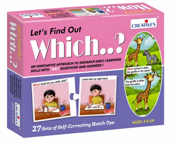 Creative’s WH Question Series Let’s Find Out Which? Learning Game for Kids